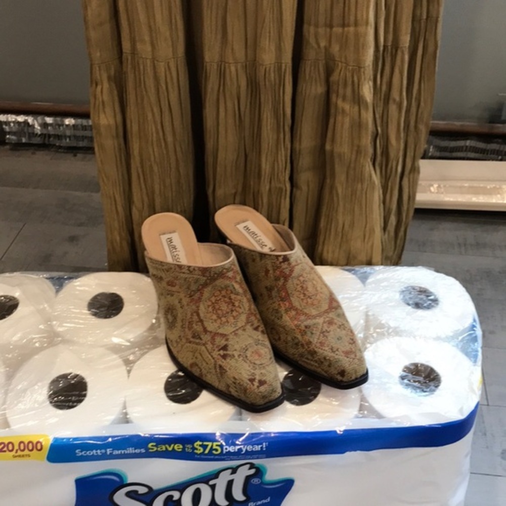 Matisse tapestry mules